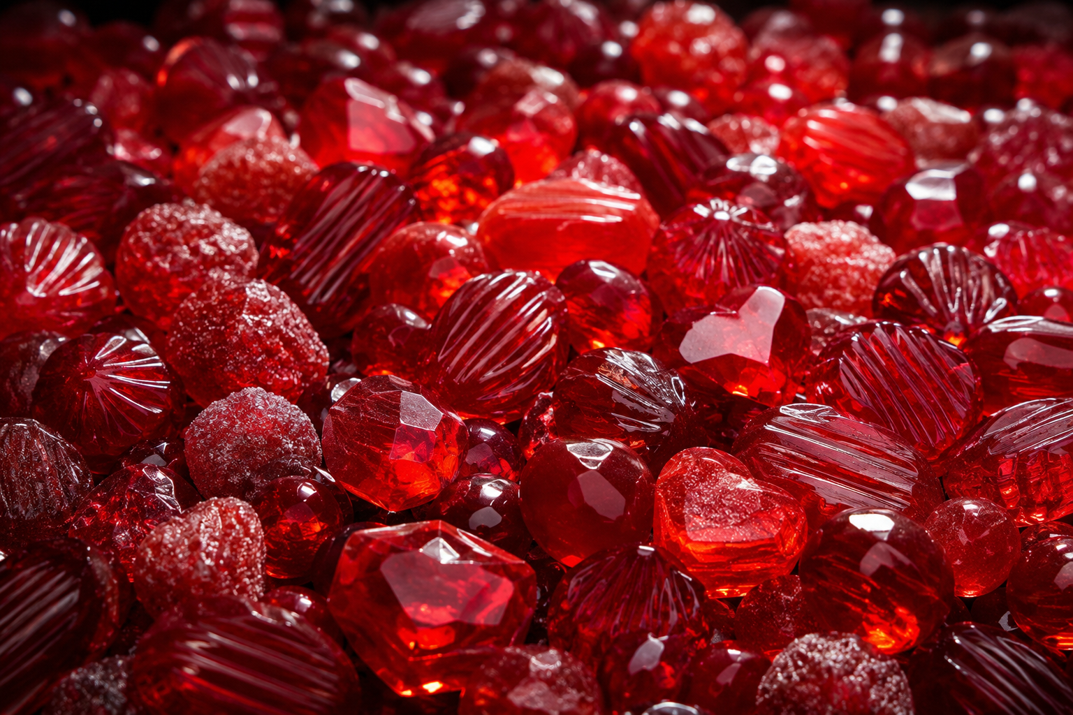 Swirlume red candy background